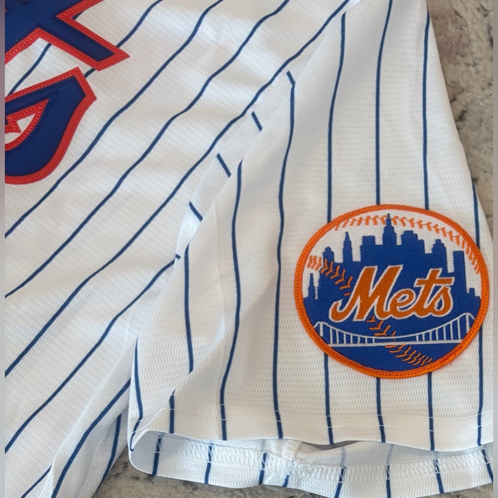 Nike Authentic New York Mets Bo Bichette #19 MLB Baseball Jersey Men's Sz: Large - Picture 7 of 9